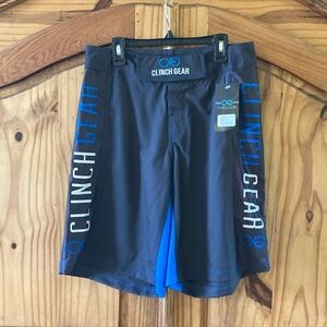 Men’s Clinch Gear Crossover gray blue athletic shorts size 30 - NWT